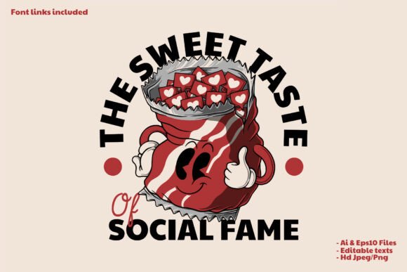 Boost Your Brand Identity with the Social Media Likes Snack Mascot