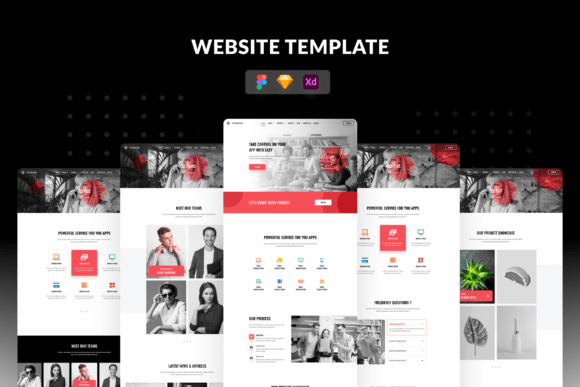 Compnay Website Template: A Creative Foundation for Professional Sites