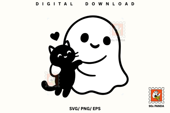Cute Halloween Ghost PNG: A Versatile Design Asset for Modern Creative Projects