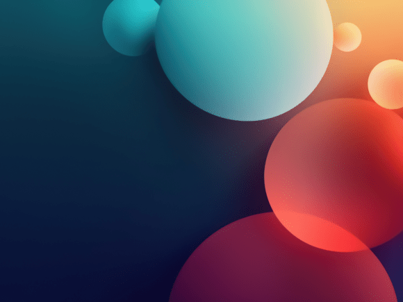 Vibrant Abstract Balls Background: A Dynamic Design Resource for Modern Creatives
