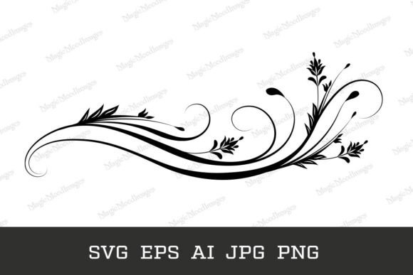Vintage Floral Borders for Creative Design Projects